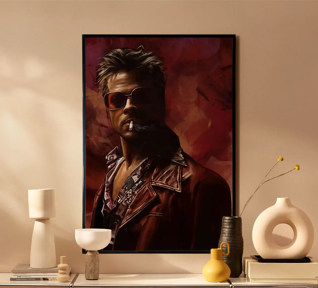 Tyler Durden di Dmitry Belov poster da Oscar Frazier