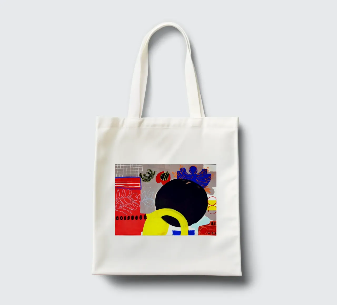 The shape of stillness borsa in juta da Silvaya