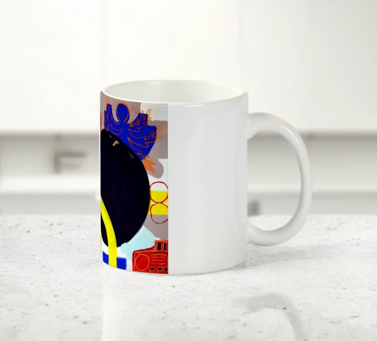 The shape of stillness tazza in ceramica da Silvaya