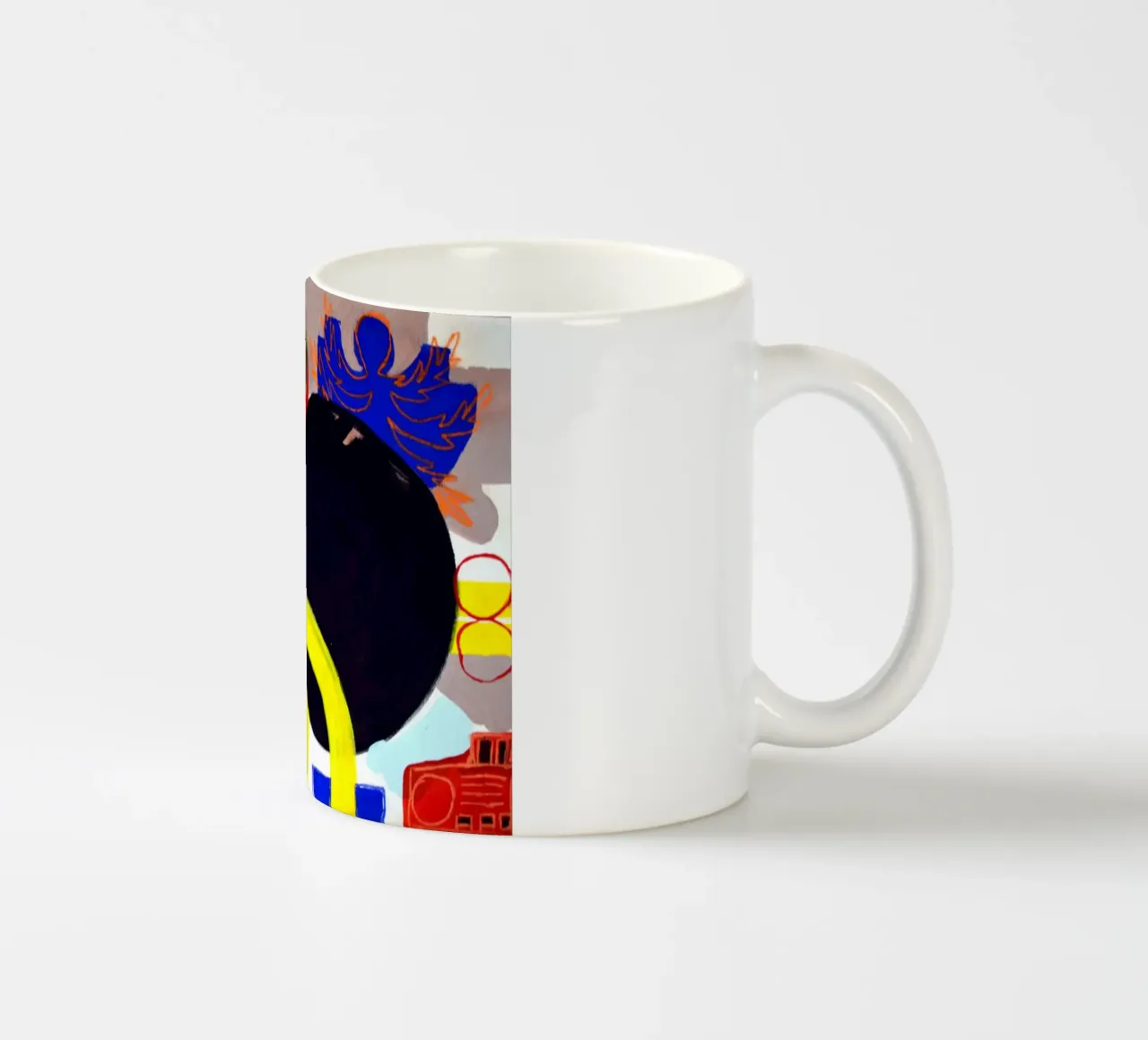The shape of stillness tazza in ceramica da Silvaya
