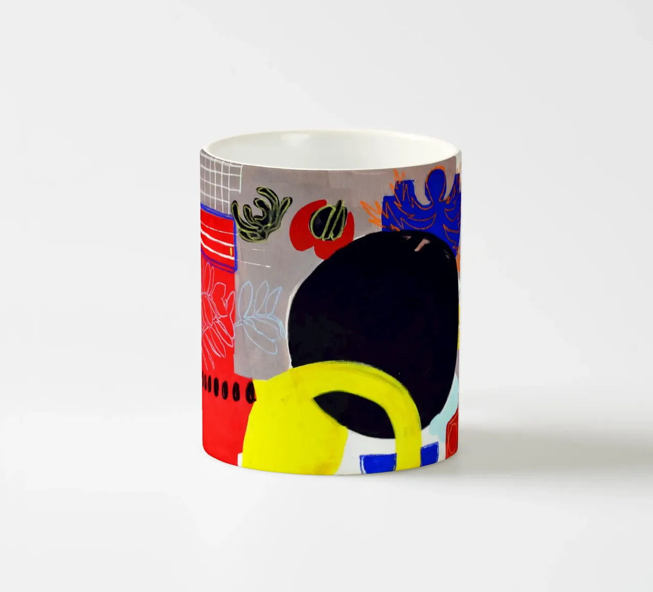 The shape of stillness tazza in ceramica da Silvaya