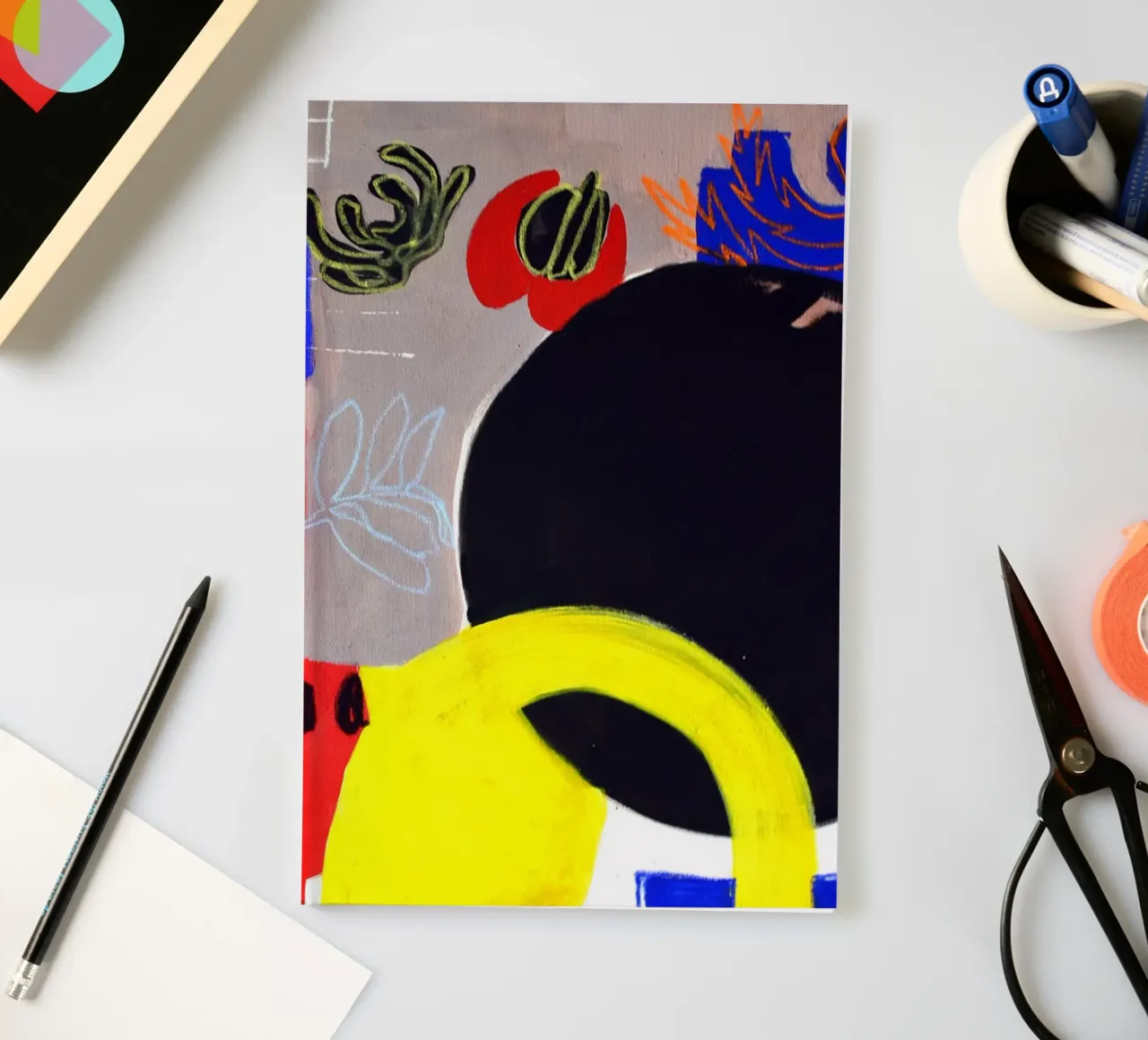 The shape of stillness notebook by Silvaya