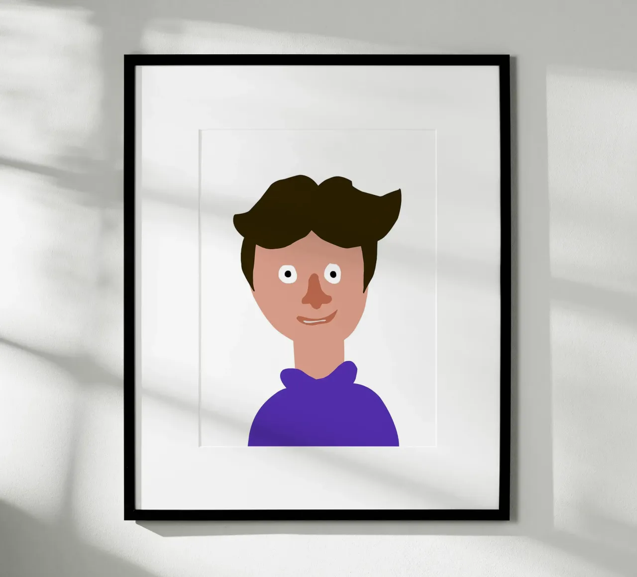 Ritratto di persona in cartone animato poster da Olivia Gagnon