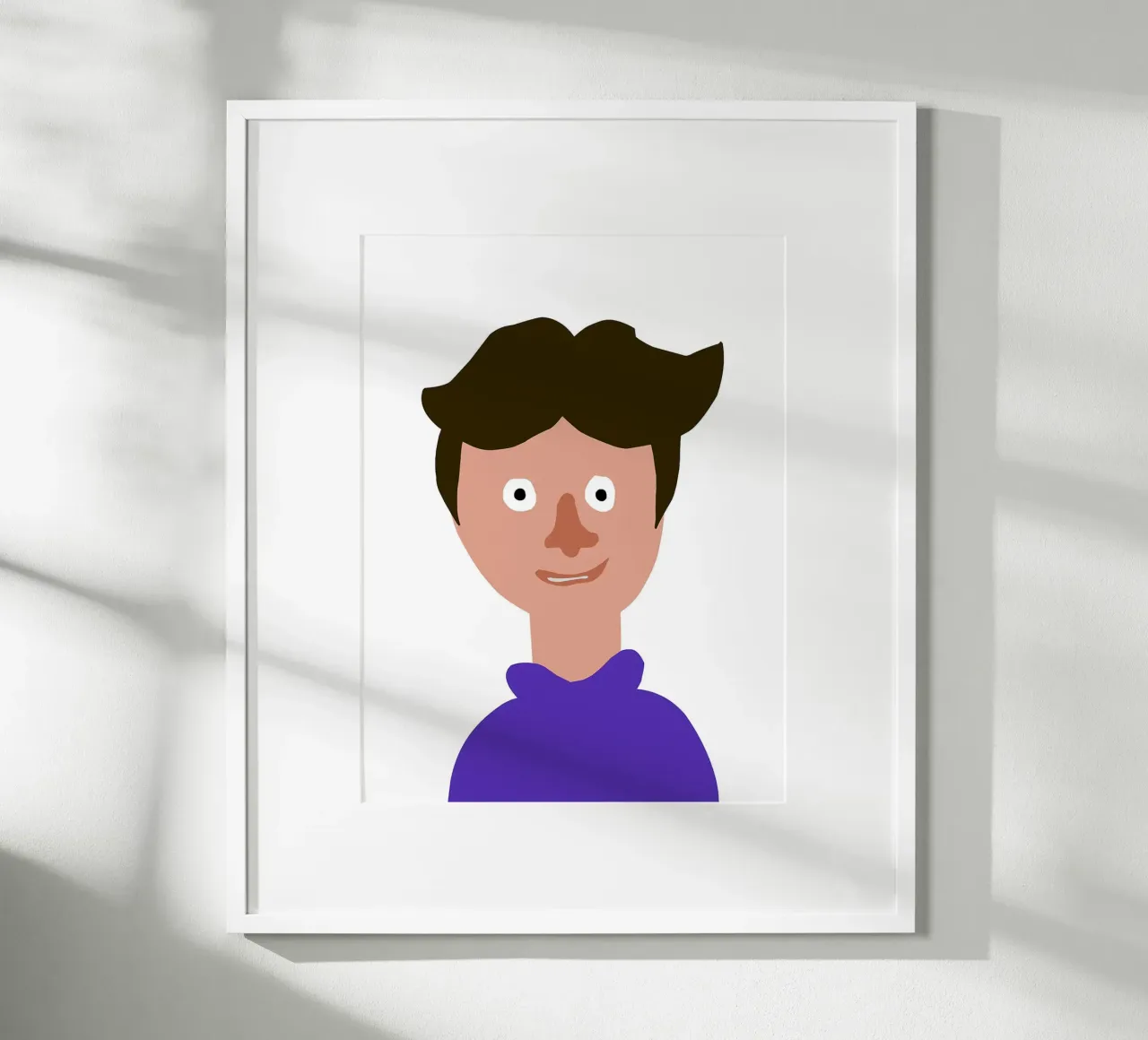 Ritratto di persona in cartone animato poster da Olivia Gagnon