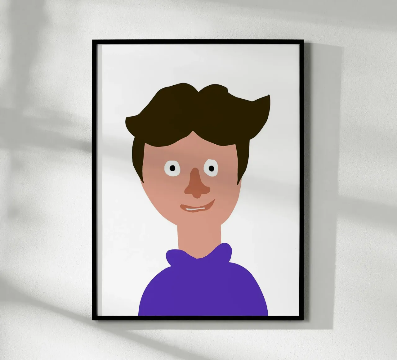 Ritratto di persona in cartone animato poster da Olivia Gagnon