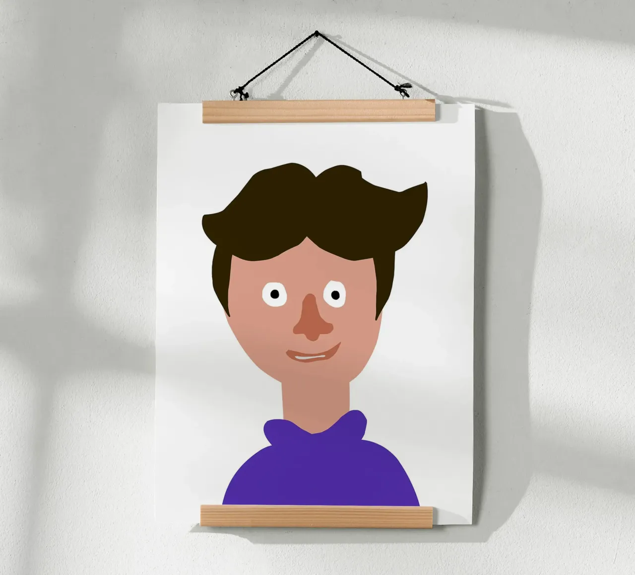 Ritratto di persona in cartone animato poster da Olivia Gagnon