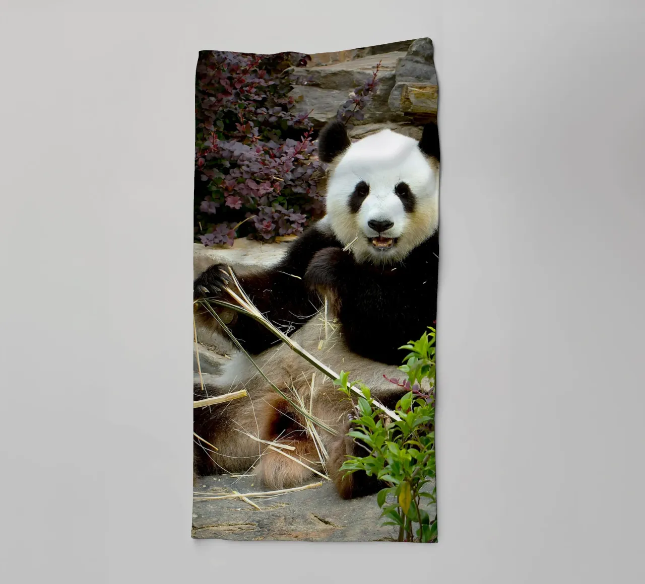 Panda's Zoet Feest badhanddoek van Nature's Palette