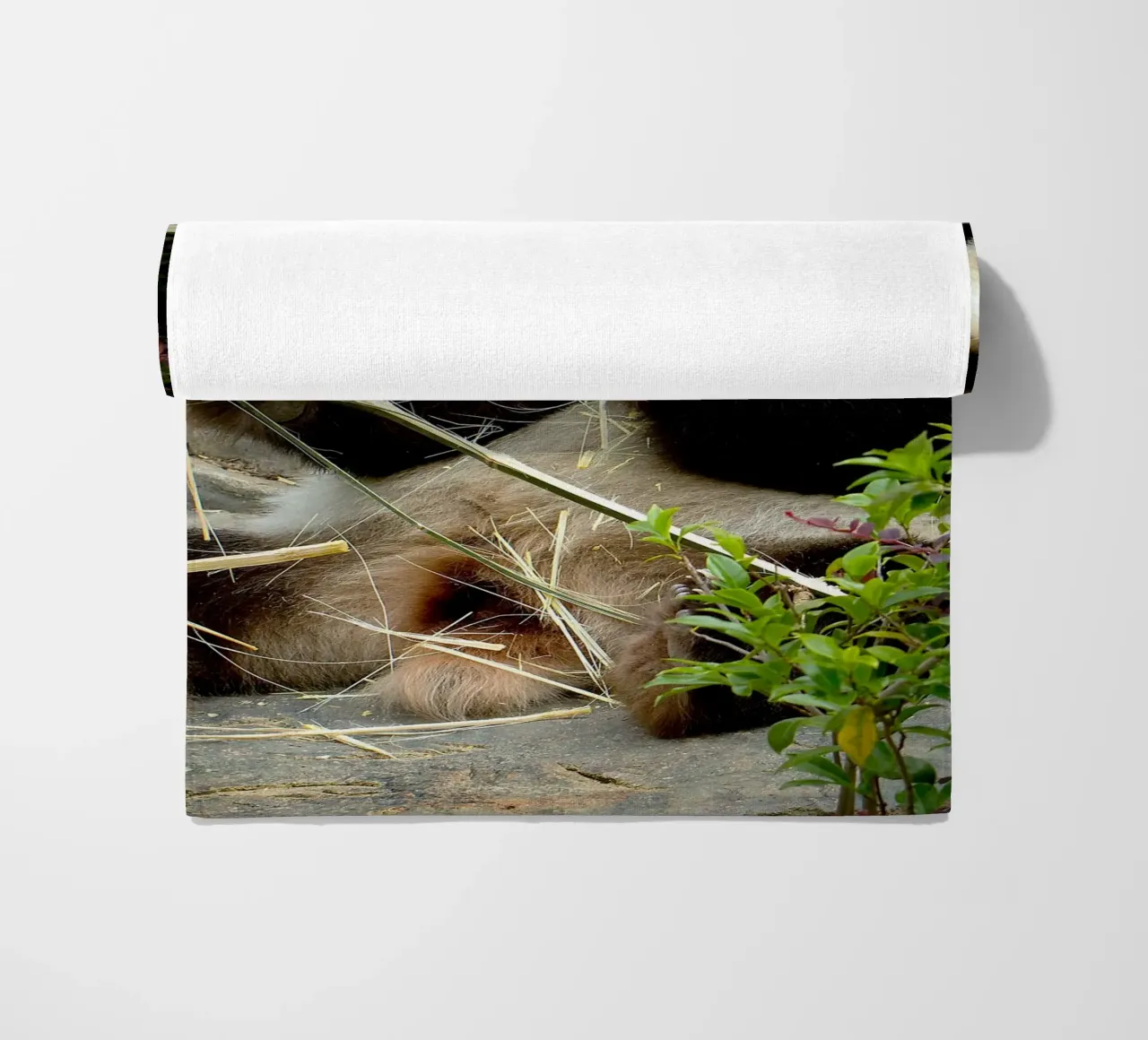 Panda's Zoet Feest strandhanddoek van Nature's Palette