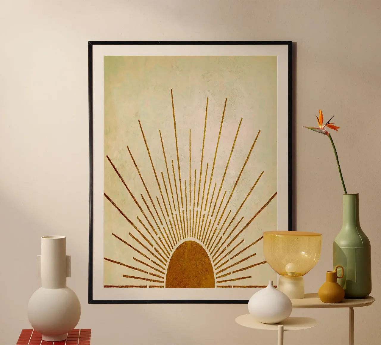 Boho Giallo Sole n. 5 poster da William Taylor