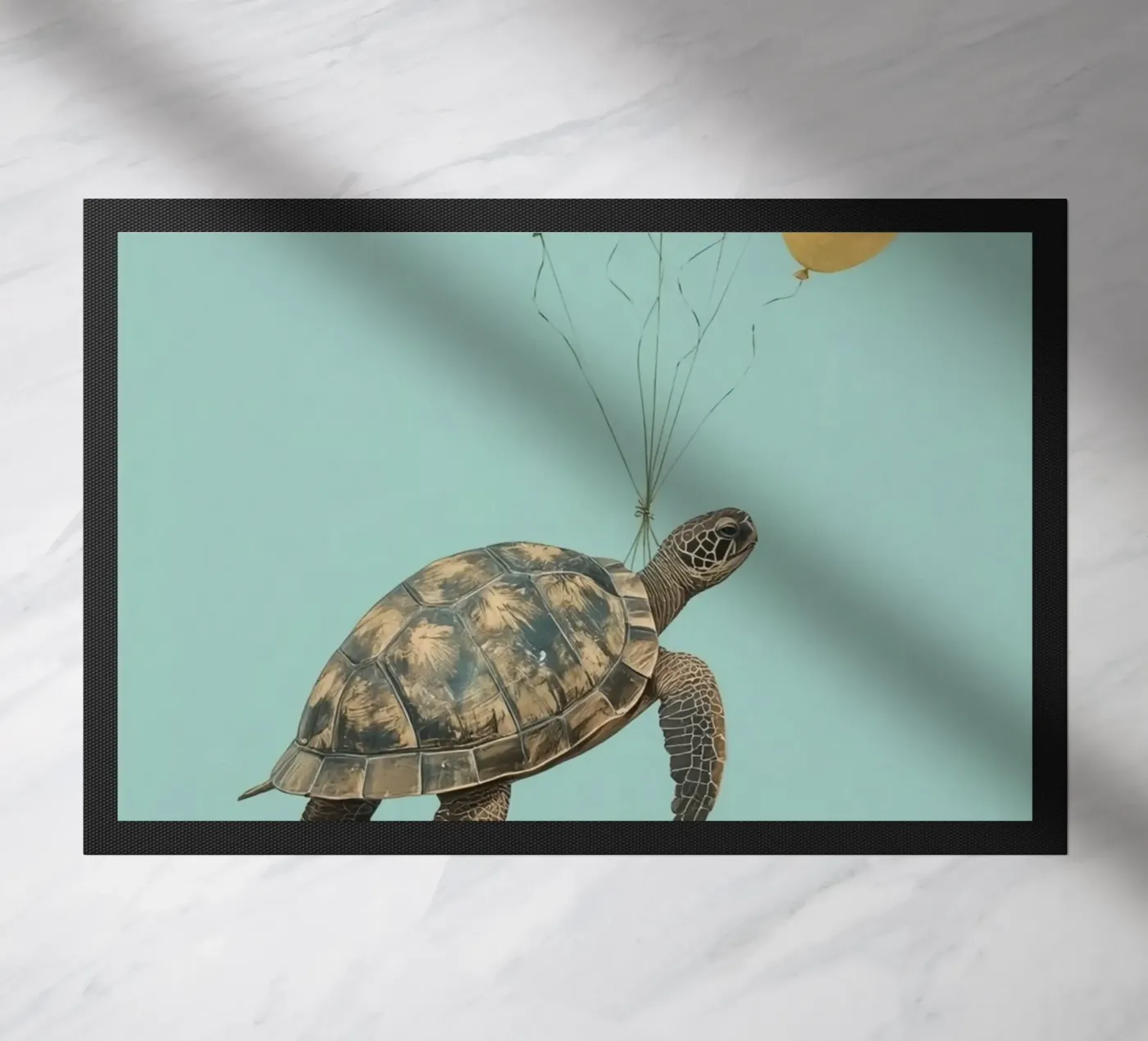 Flying Turtle doormat by DesignDoodle