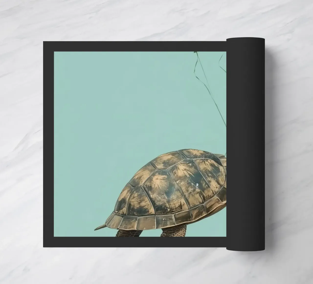 Flying Turtle deurmat van DesignDoodle