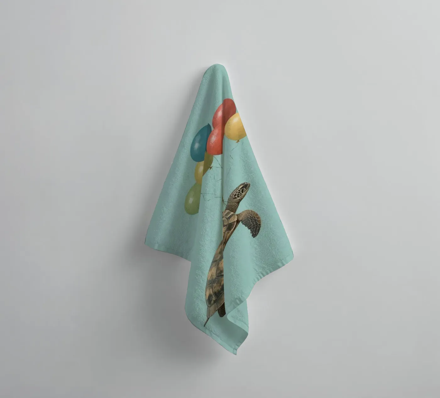 Flying Turtle towel by DesignDoodle
