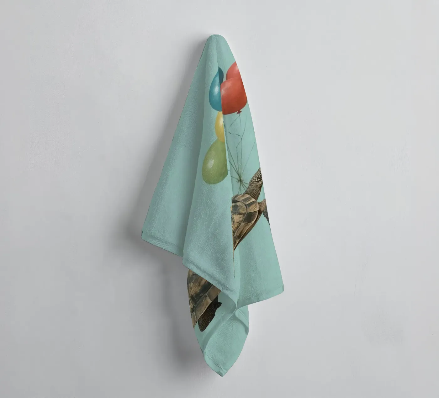 Flying Turtle towel by DesignDoodle