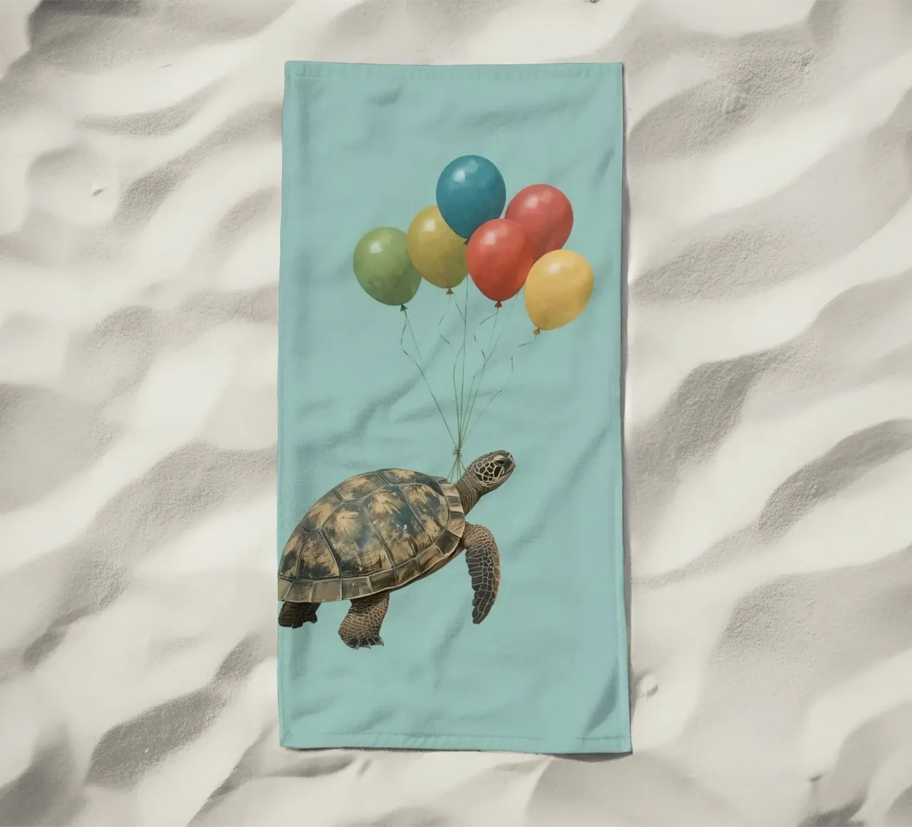 Tartaruga volante telo mare da DesignDoodle