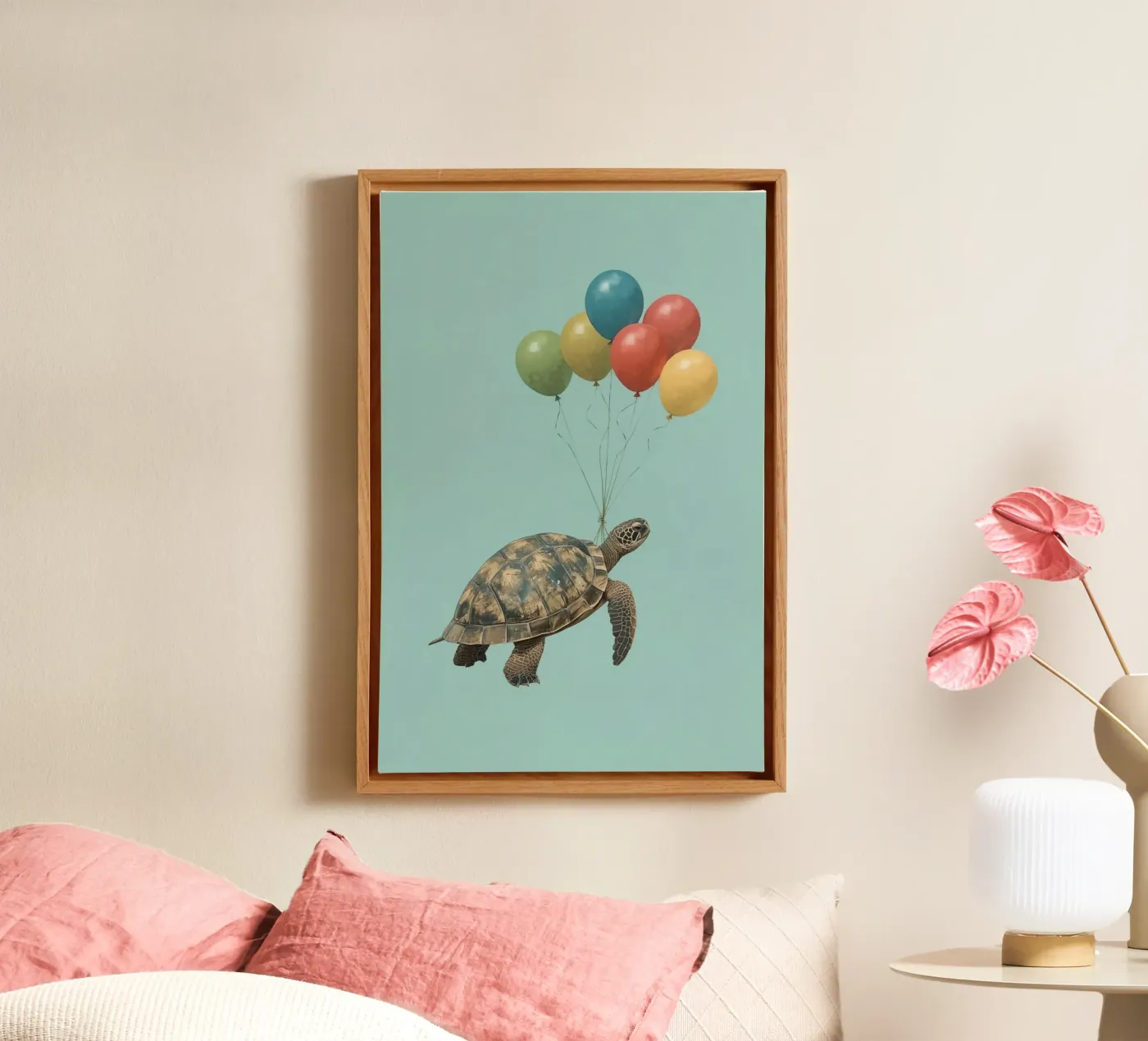 Flying Turtle tela da DesignDoodle
