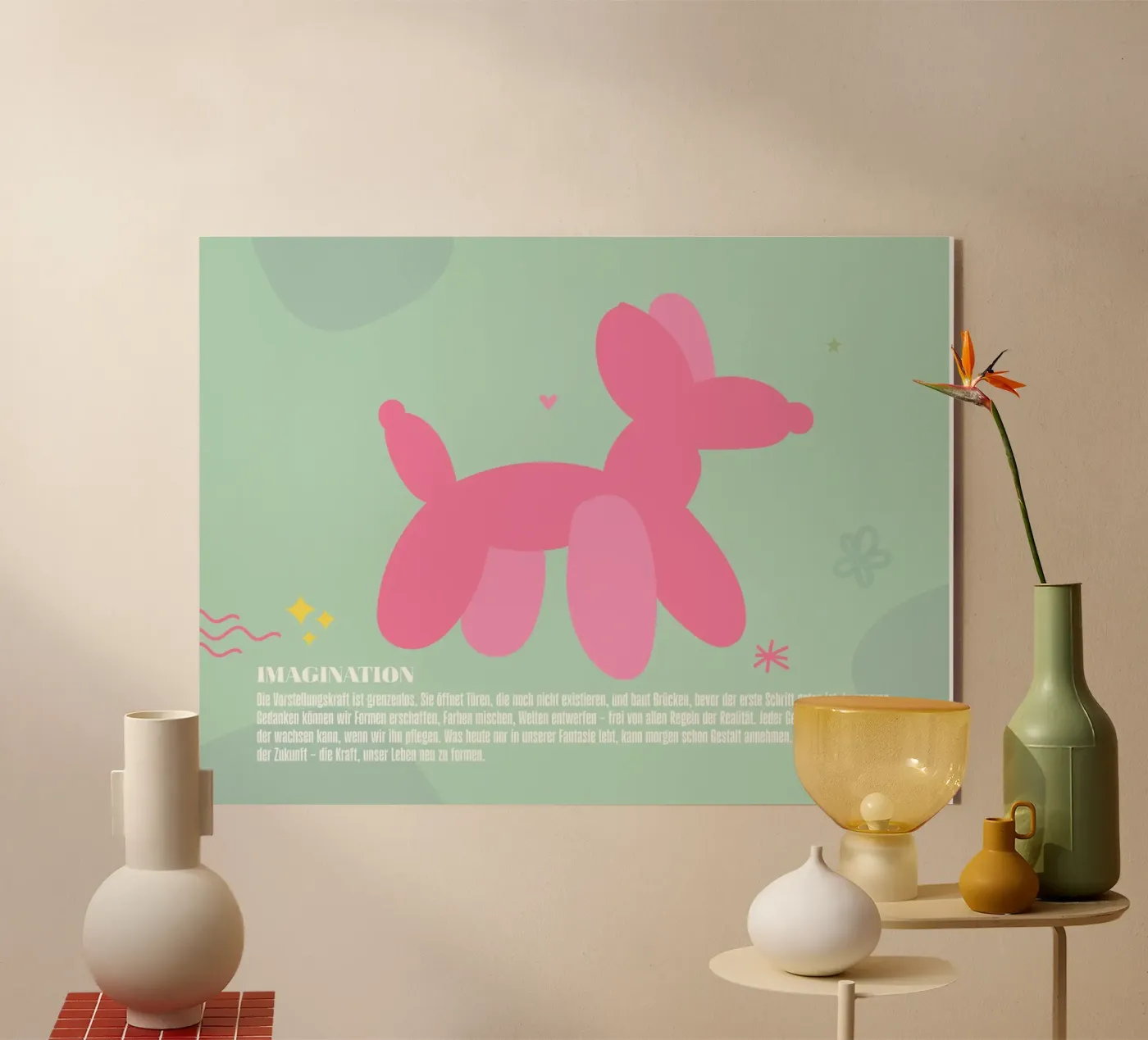 Imagination acryl van Fraysein Design