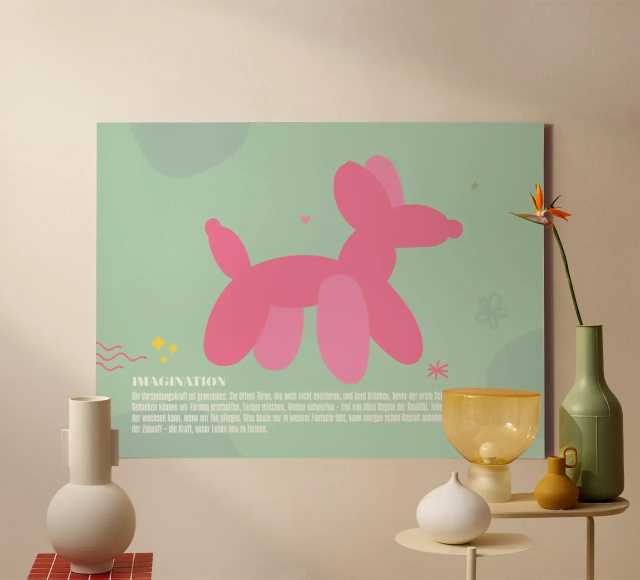 Imagination tela con Cornice a cassetta da Fraysein Design