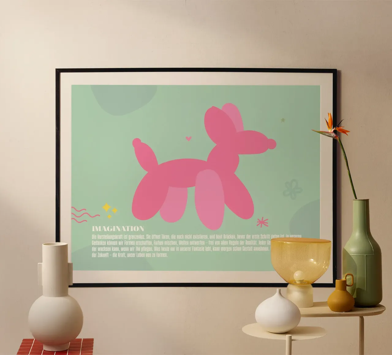 Imagination poster da Fraysein Design