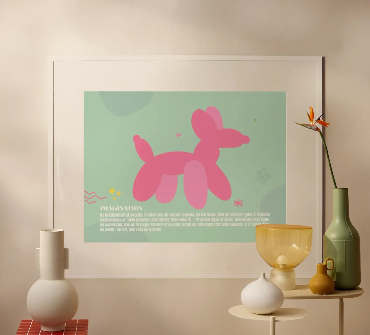 Imagination poster da Fraysein Design