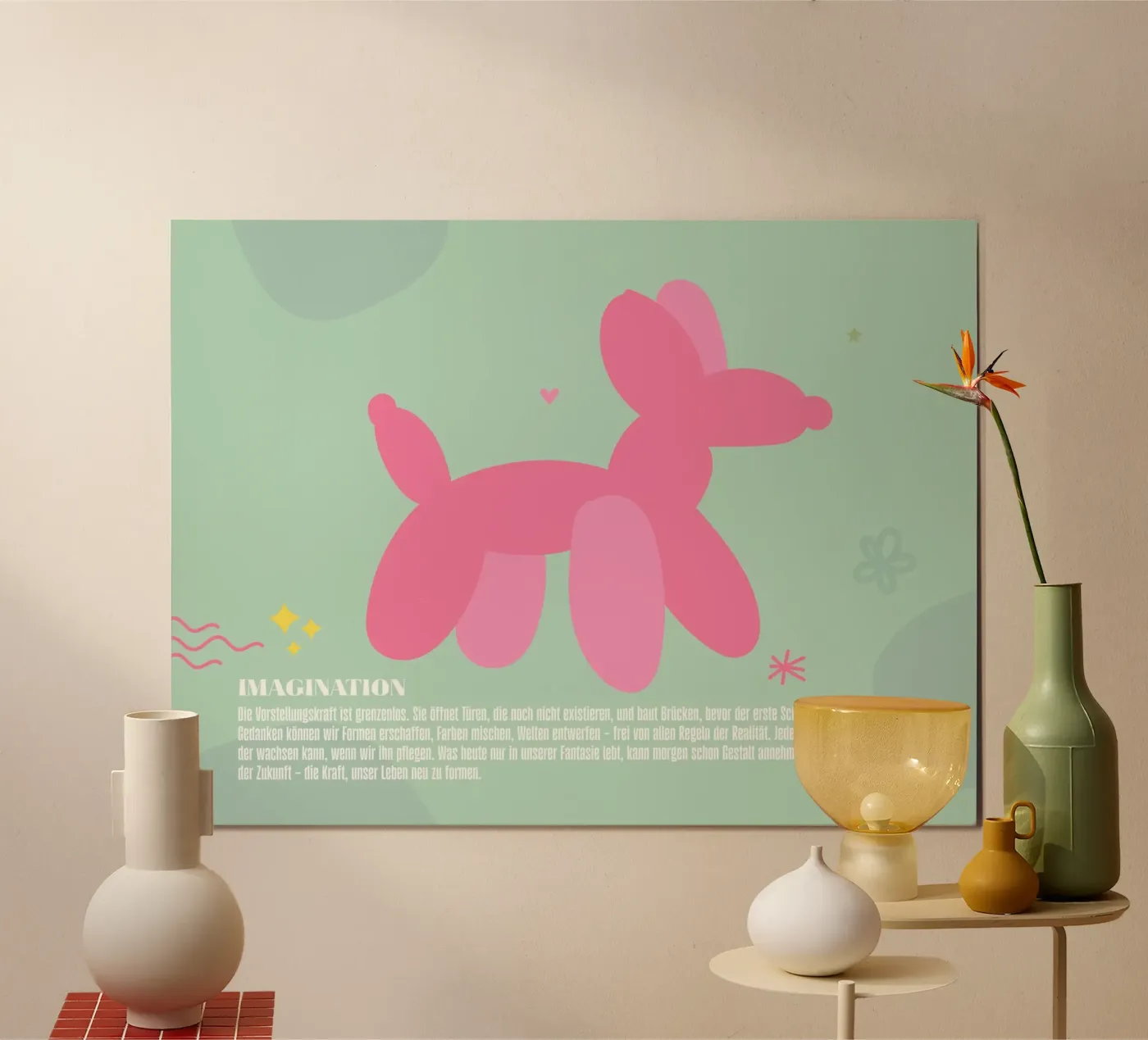 Imagination poster de Fraysein Design