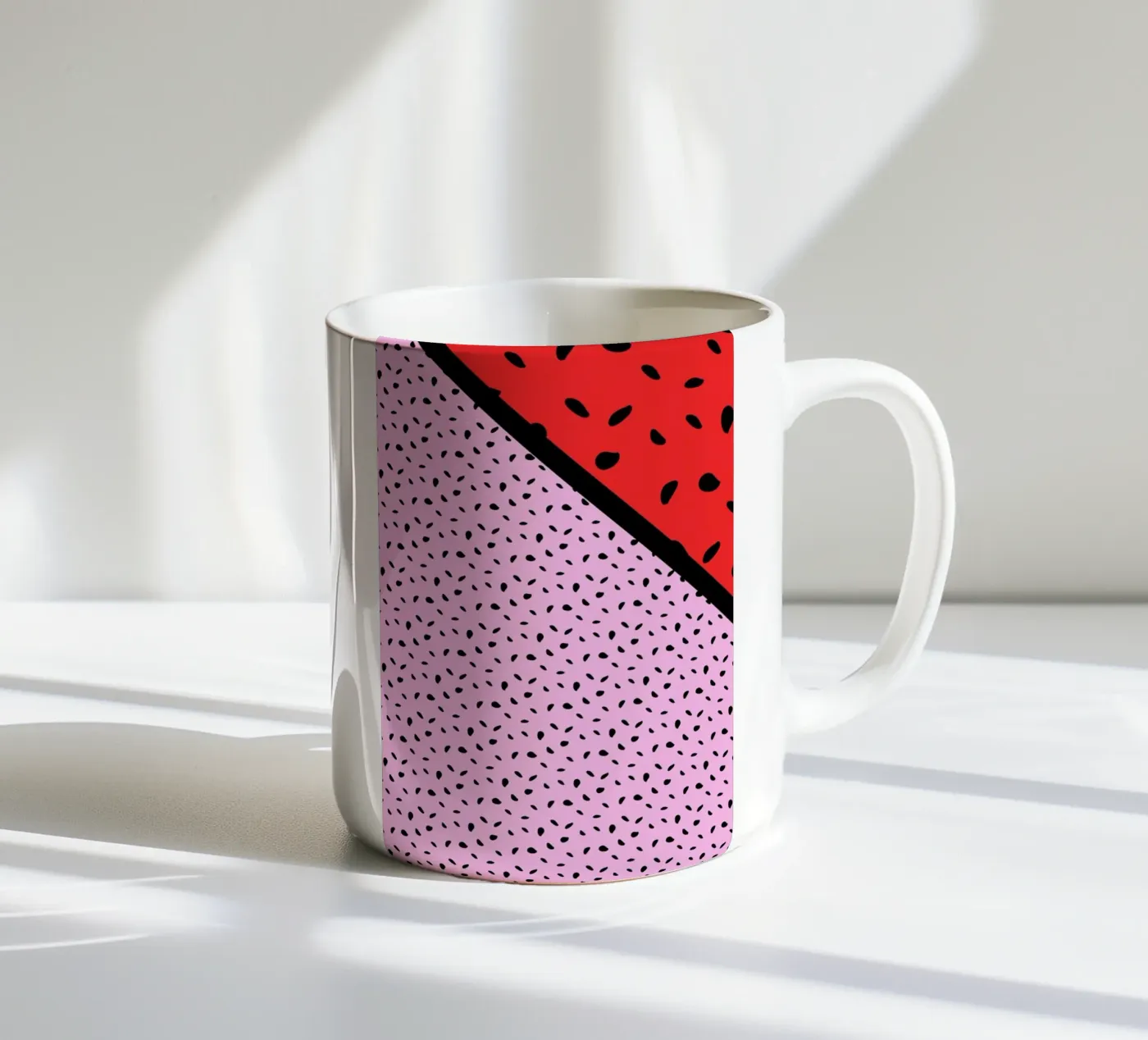 Spotted Pips ceramic mug by Maria Kritzas
