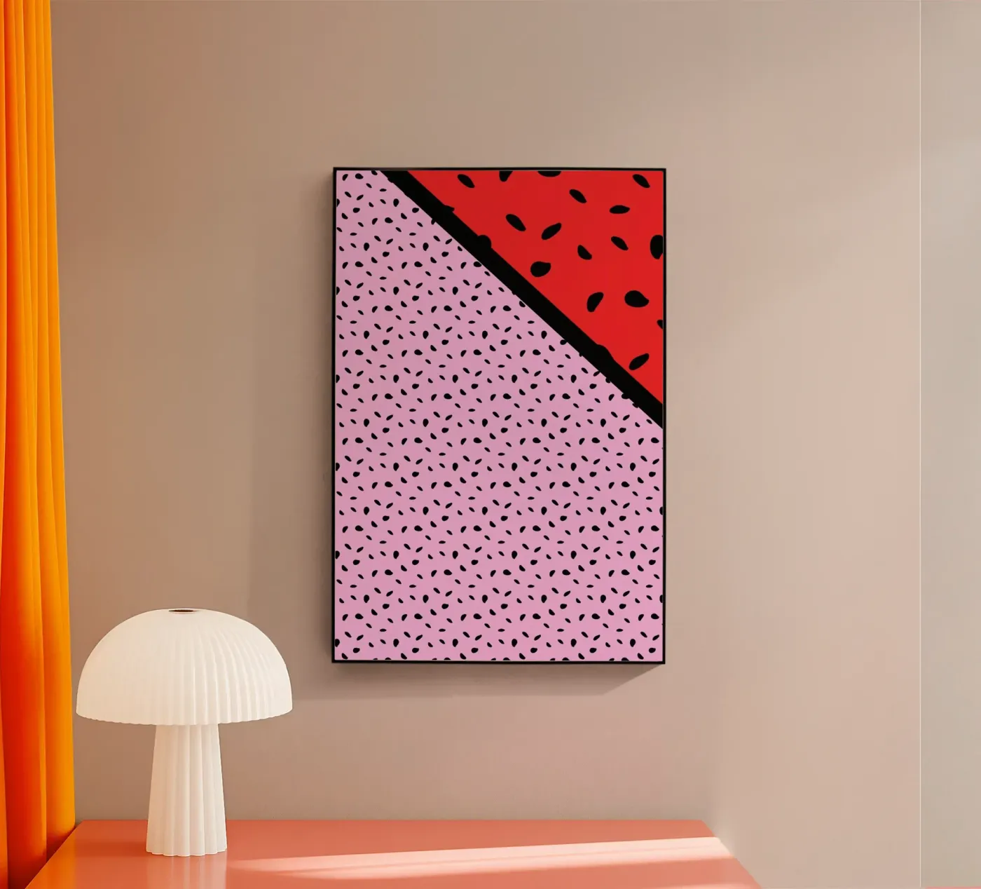 Spotted Pips acryl van Maria Kritzas