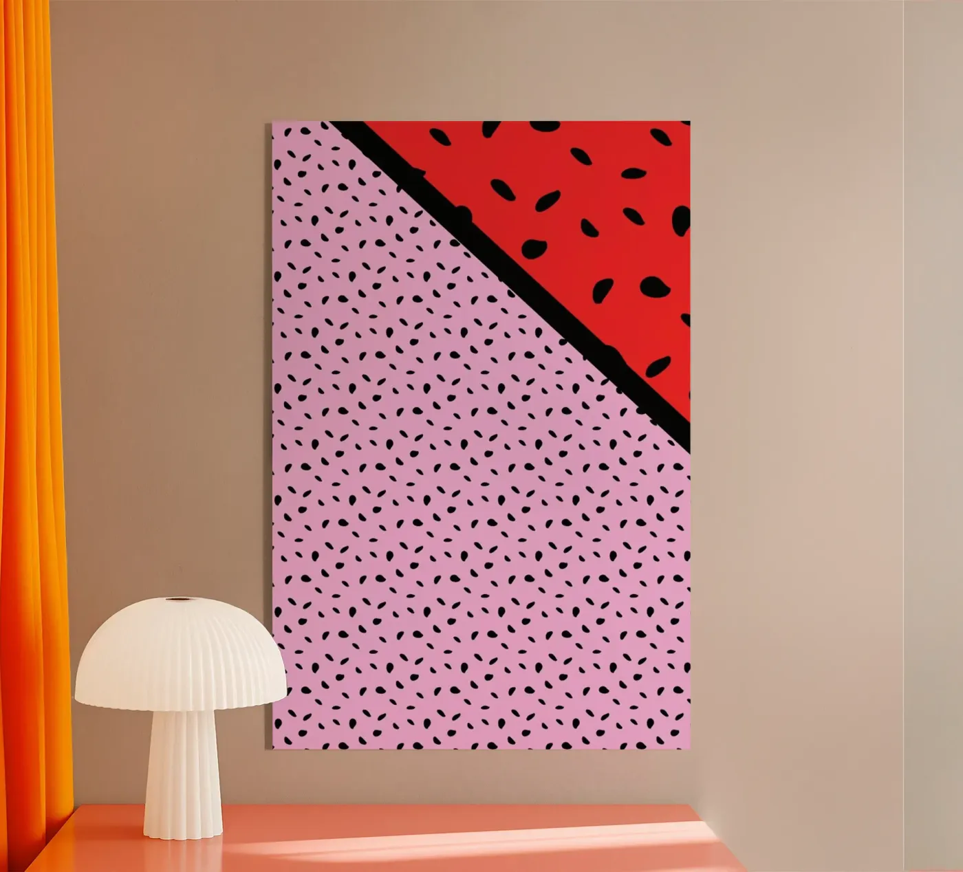 Spotted Pips acryl van Maria Kritzas