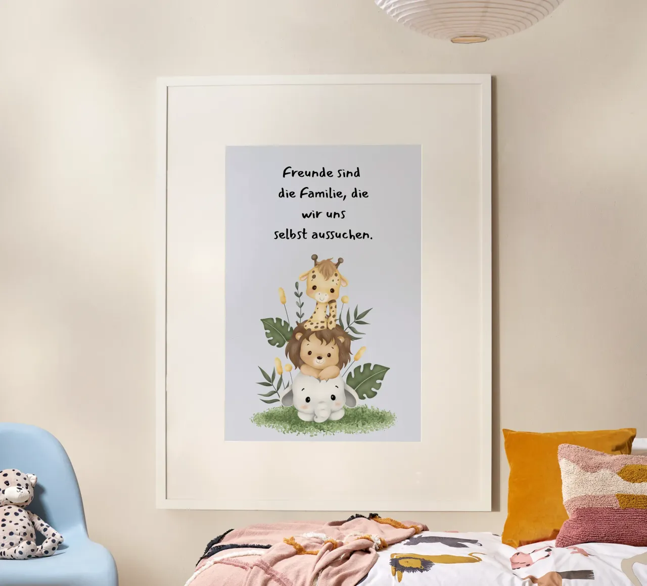 Freunde poster con telaio in plastica da AESTHETIC VIBES by Isabel