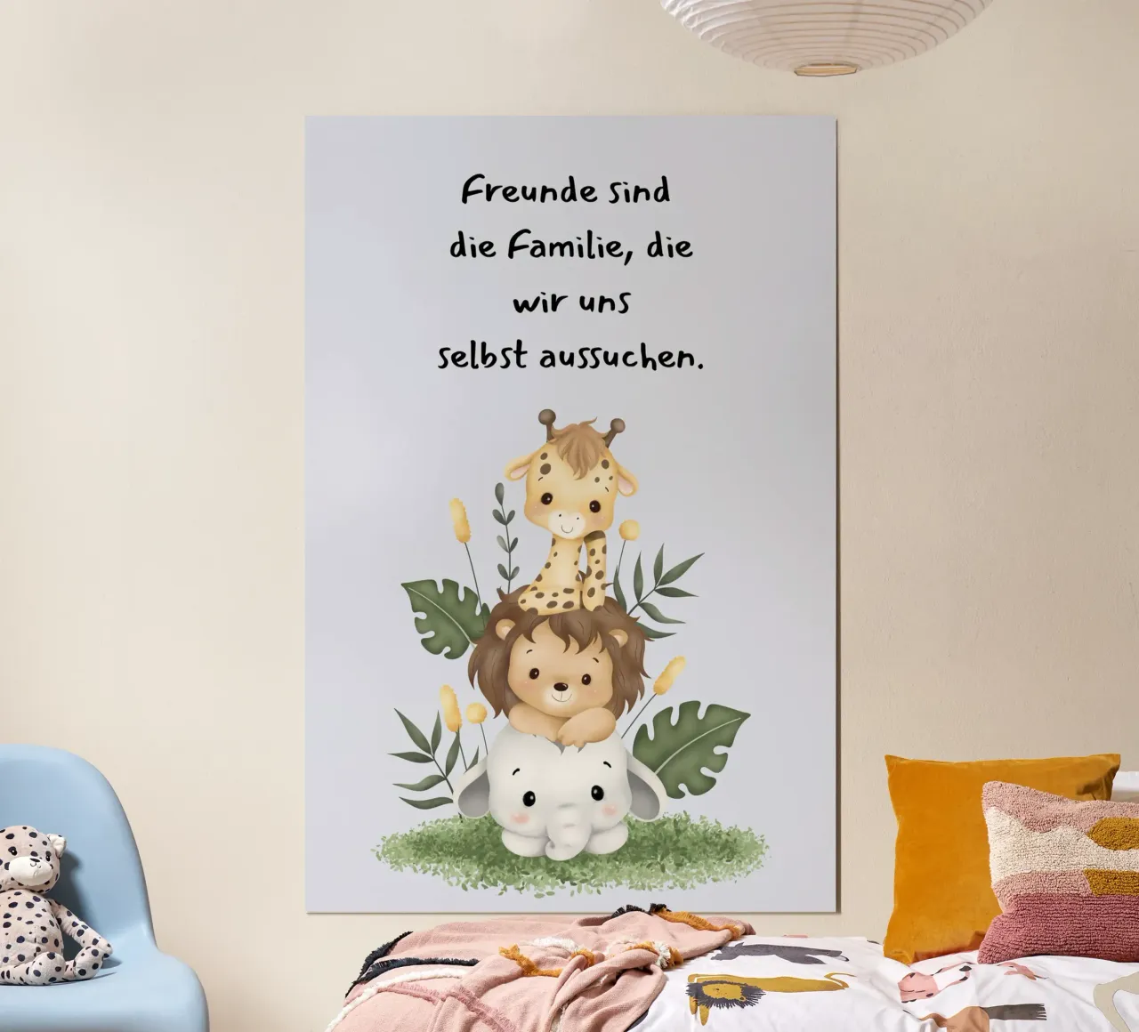 Freunde poster con telaio in plastica da AESTHETIC VIBES by Isabel
