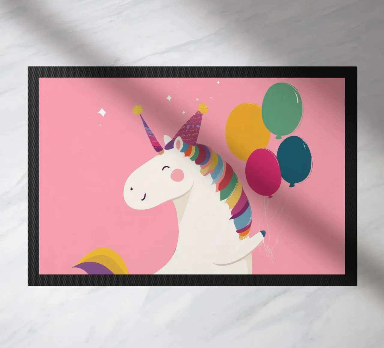 Happy Unicorn Day paillasson de Kiara