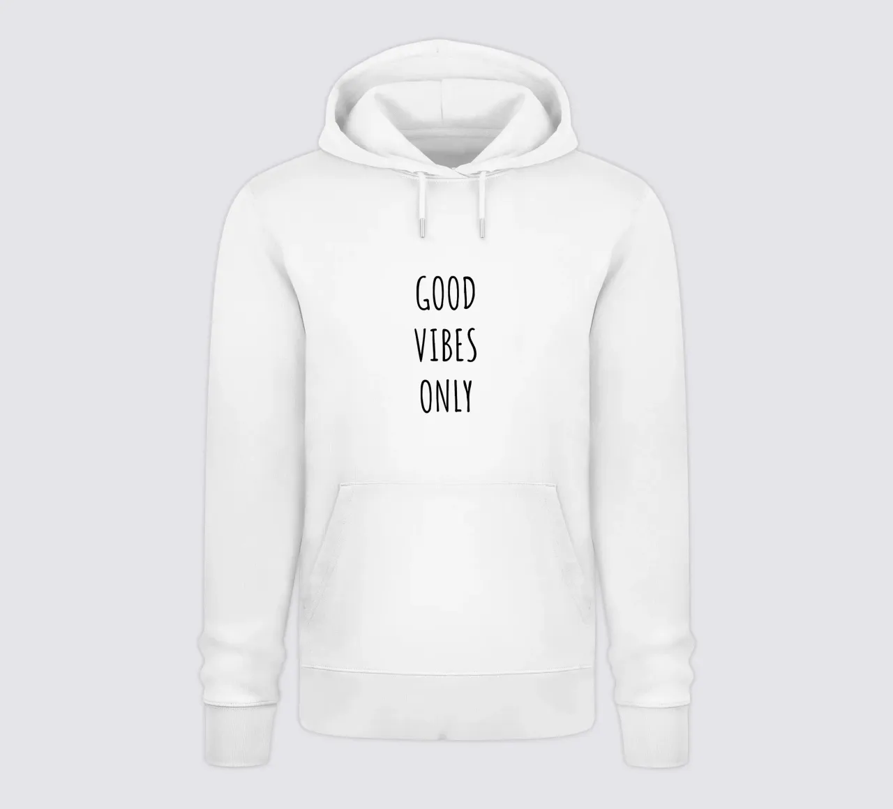 Good vibes only felpa con cappuccio da RB-Quotes