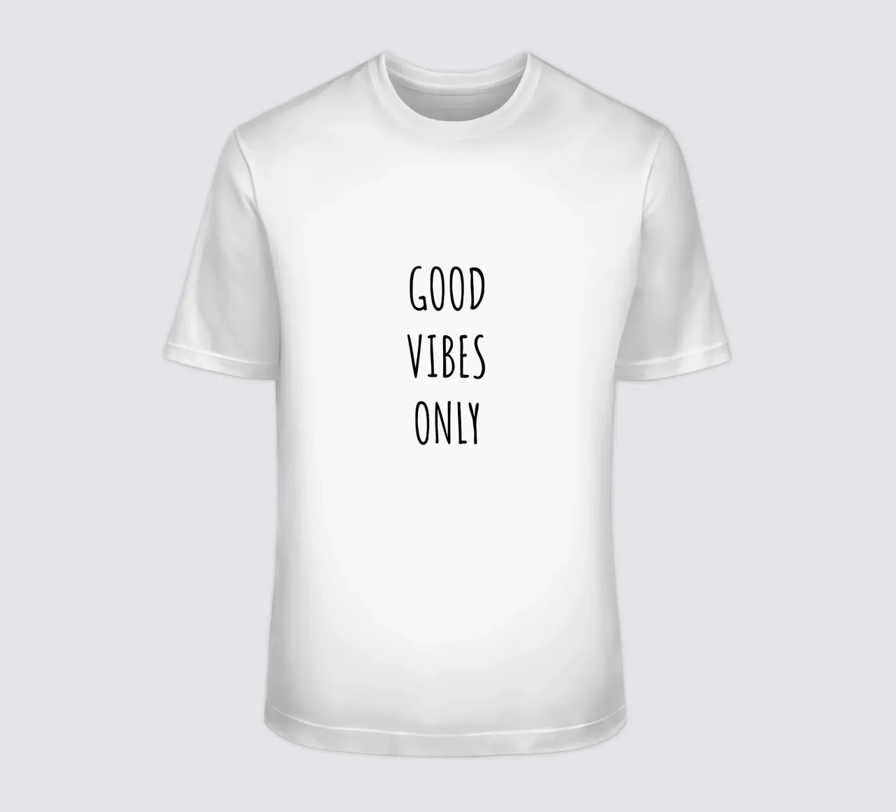 Good vibes only t-shirt da RB-Quotes