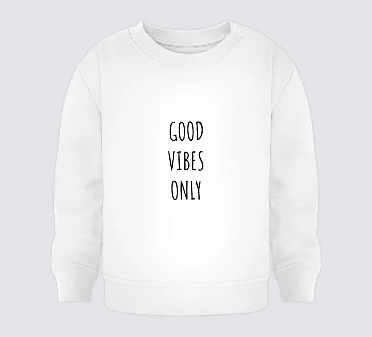 Good vibes only felpa neonato da RB-Quotes