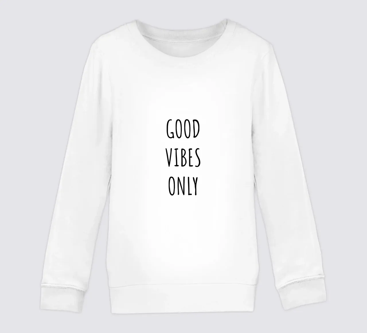 Good vibes only felpa bambino da RB-Quotes