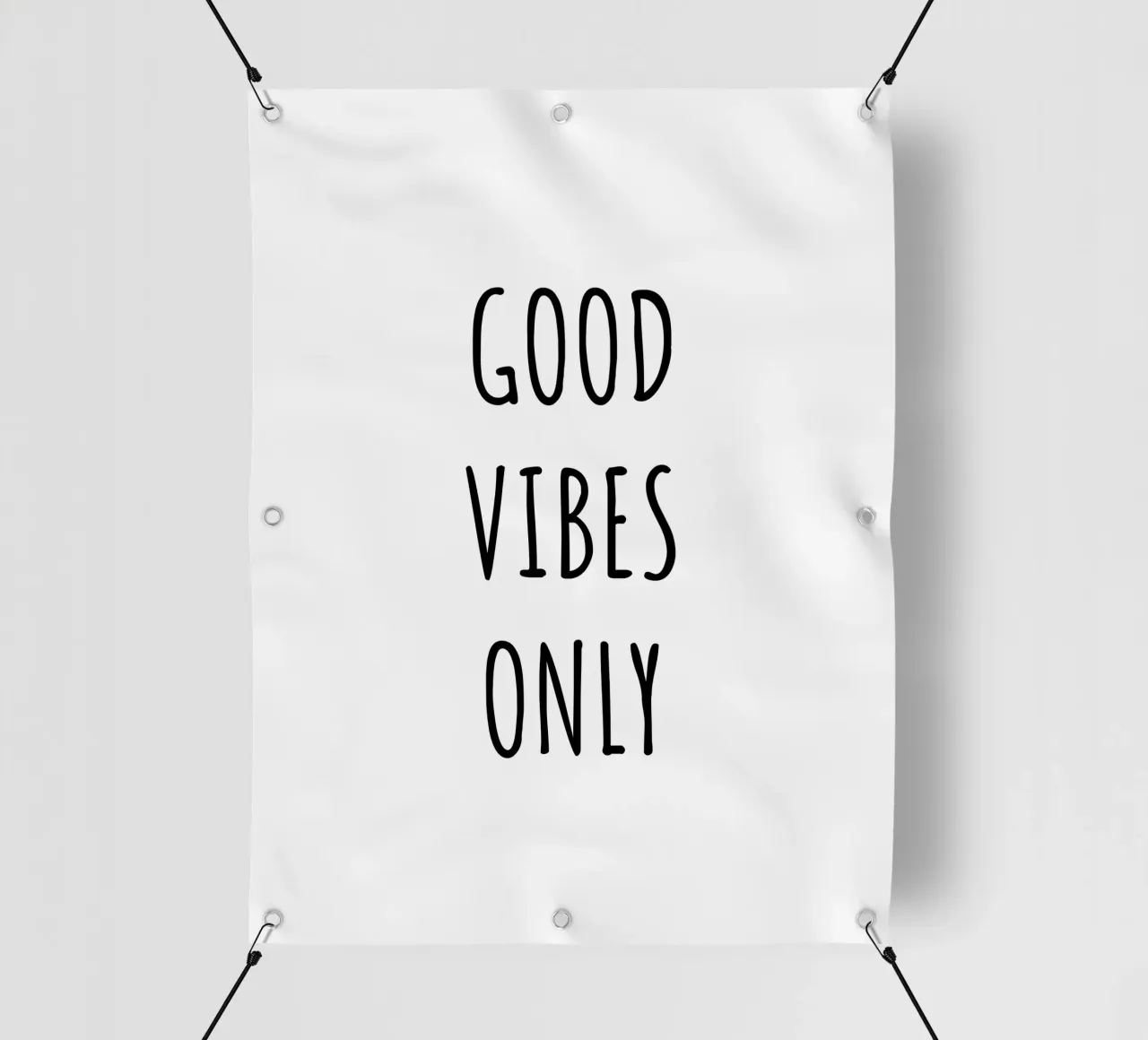 Good vibes only telo in pvc da RB-Quotes