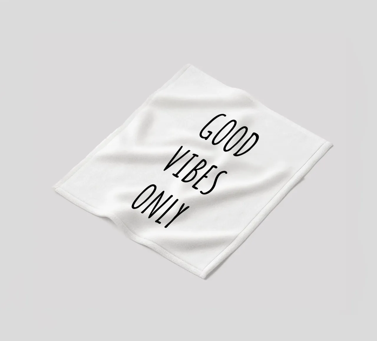 Good vibes only coperta in pile da RB-Quotes