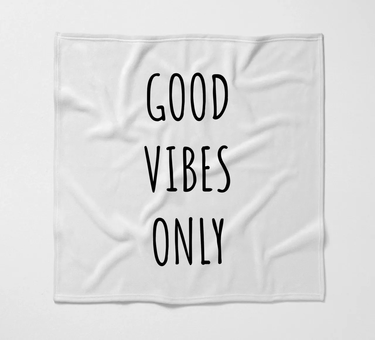 Good vibes only coperta in pile da RB-Quotes