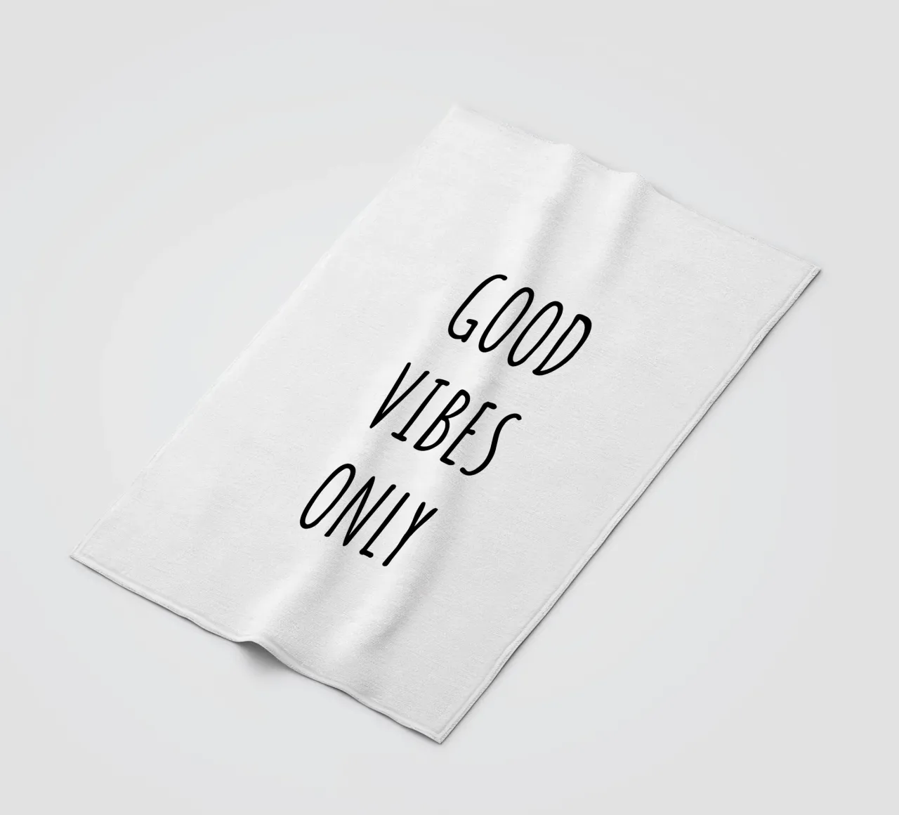 Good vibes only coperta in pile da RB-Quotes