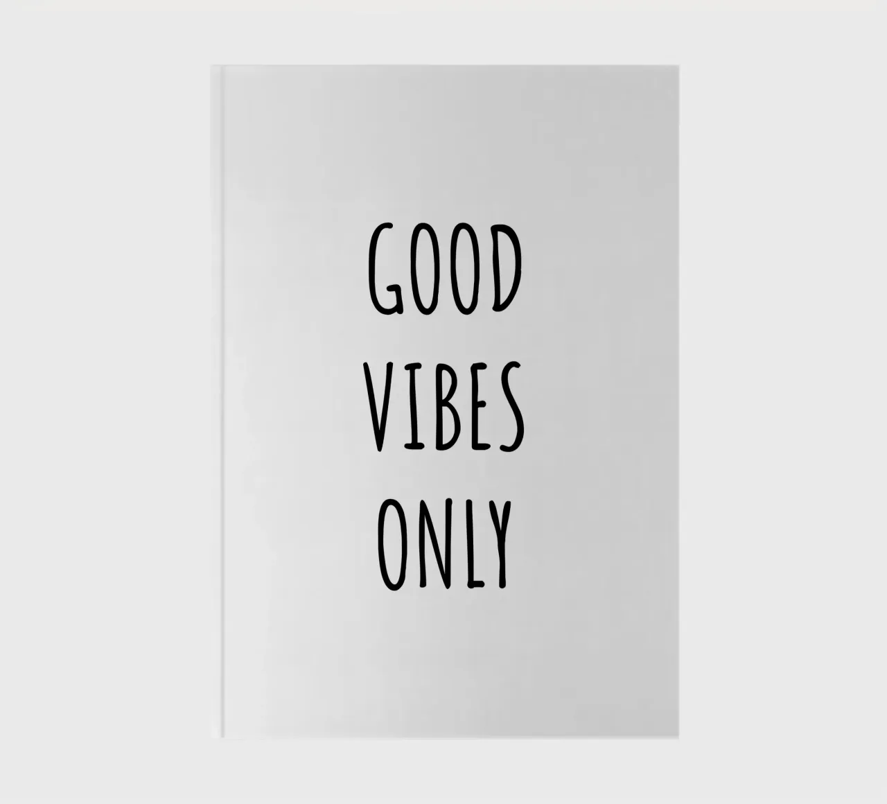 Good vibes only notebook by RB-Quotes