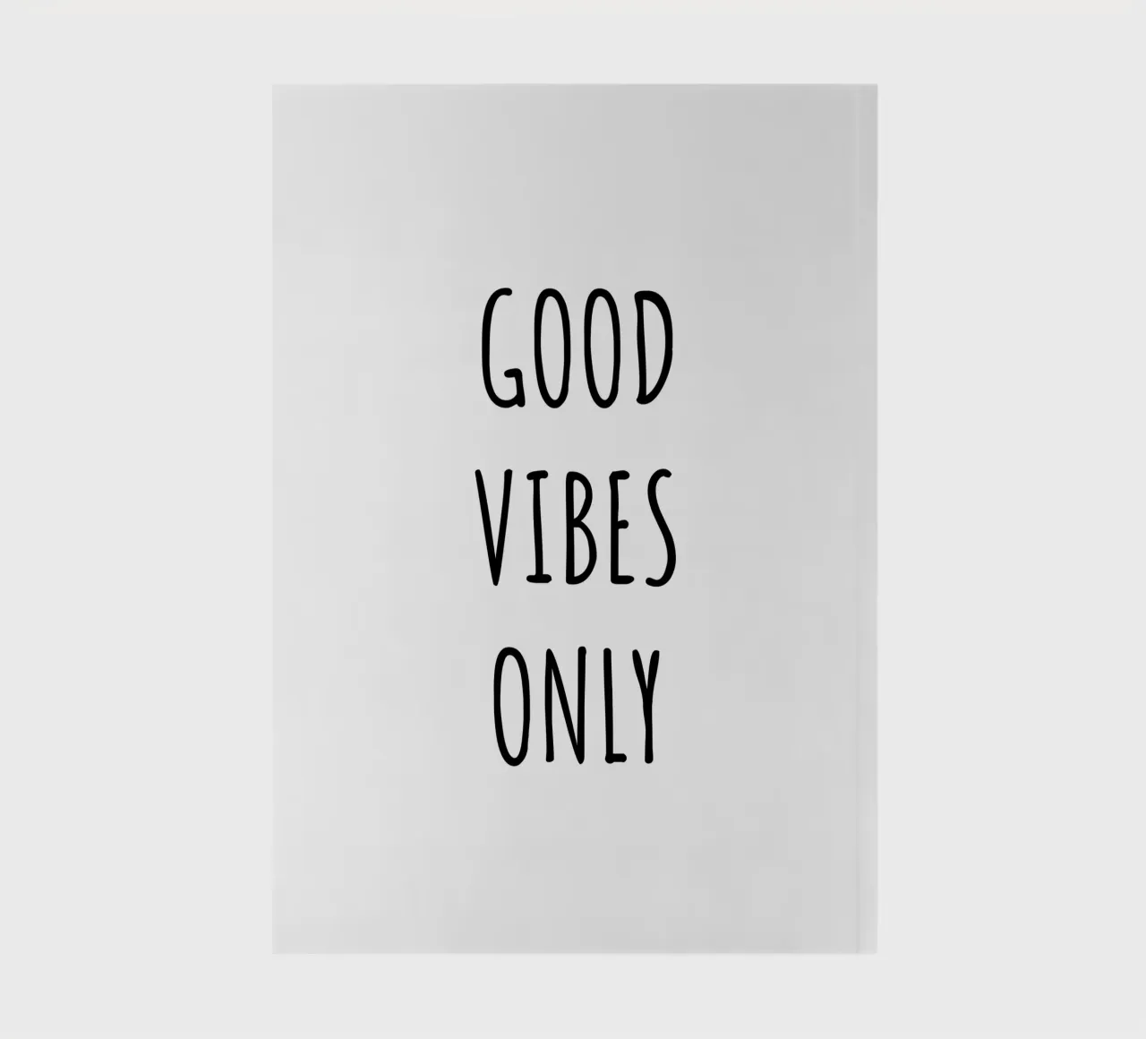 Good vibes only notebook by RB-Quotes