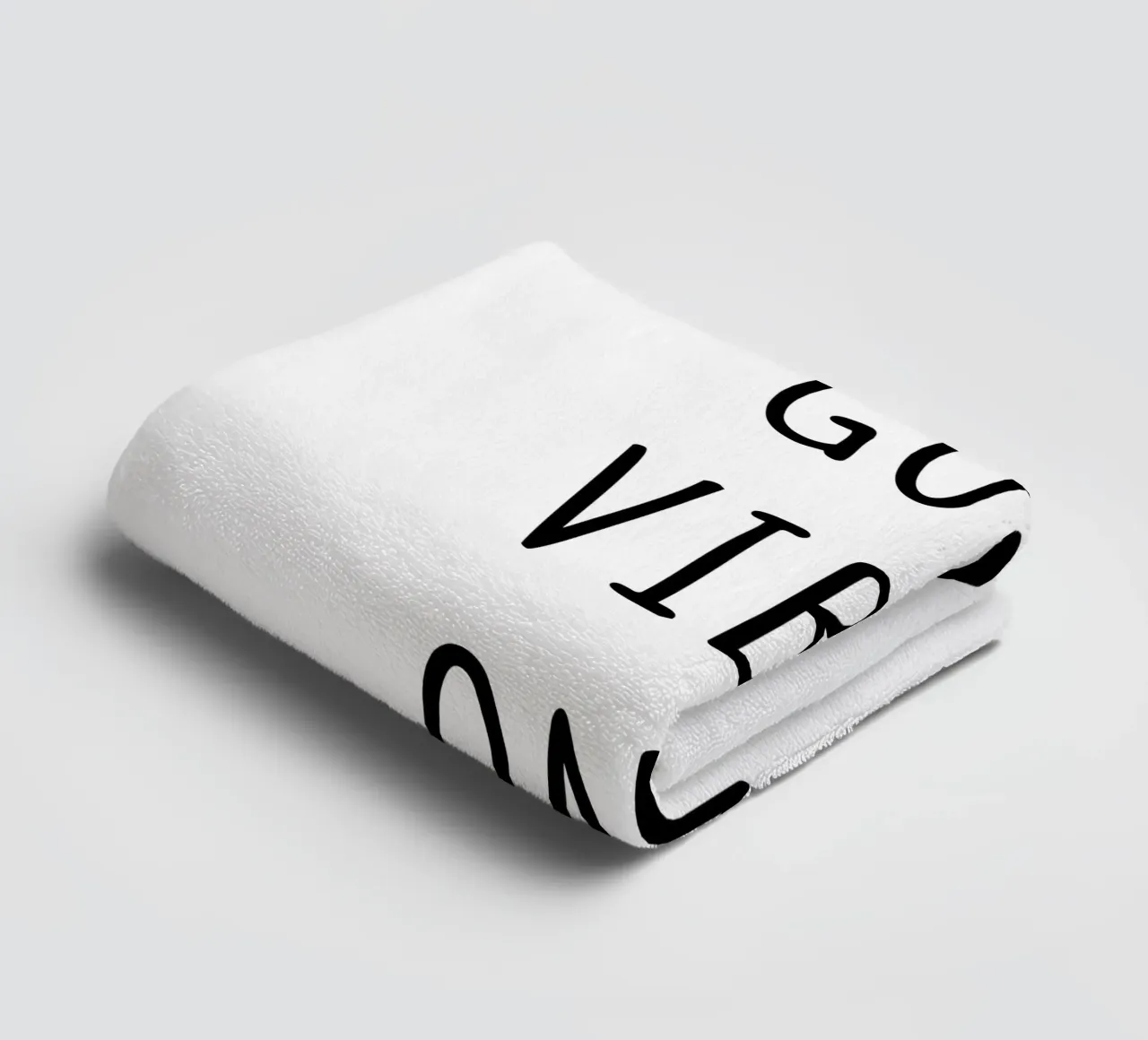 Good vibes only asciugamano da bagno da RB-Quotes