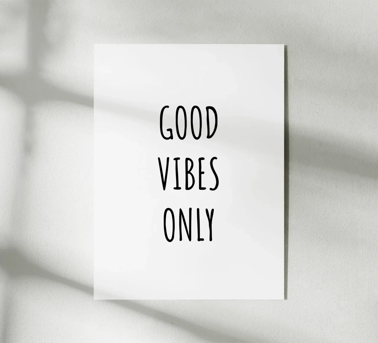 Good vibes only plexiglass da RB-Quotes