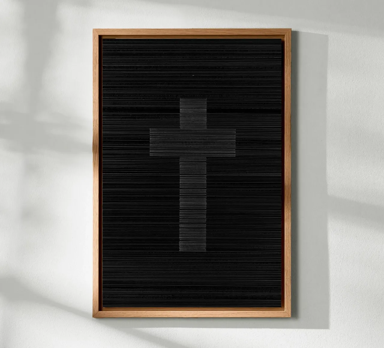 A CROSS TO BEAR tela con Cornice a cassetta da Grey Aaren