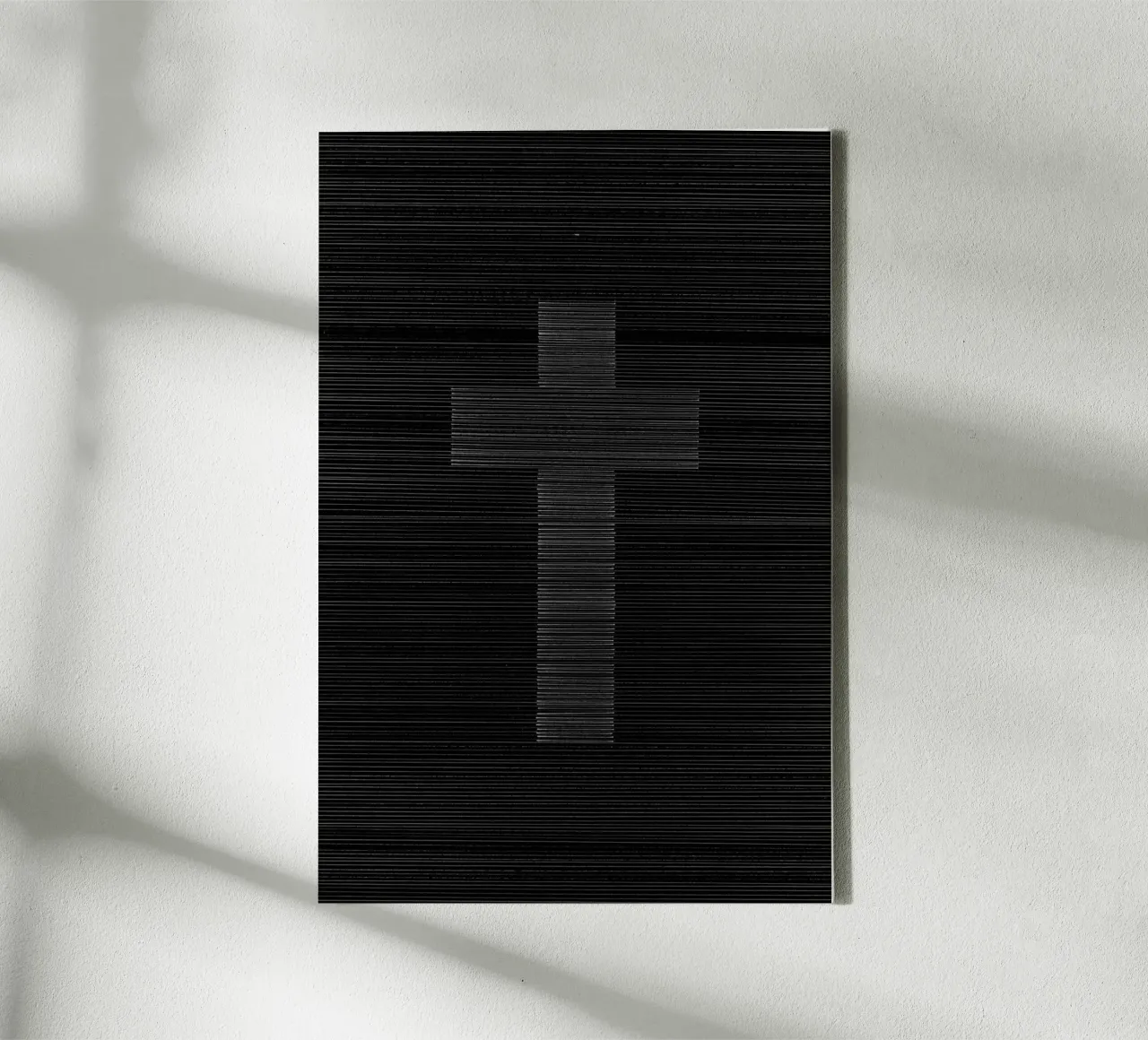 A CROSS TO BEAR tela con Cornice a cassetta da Grey Aaren