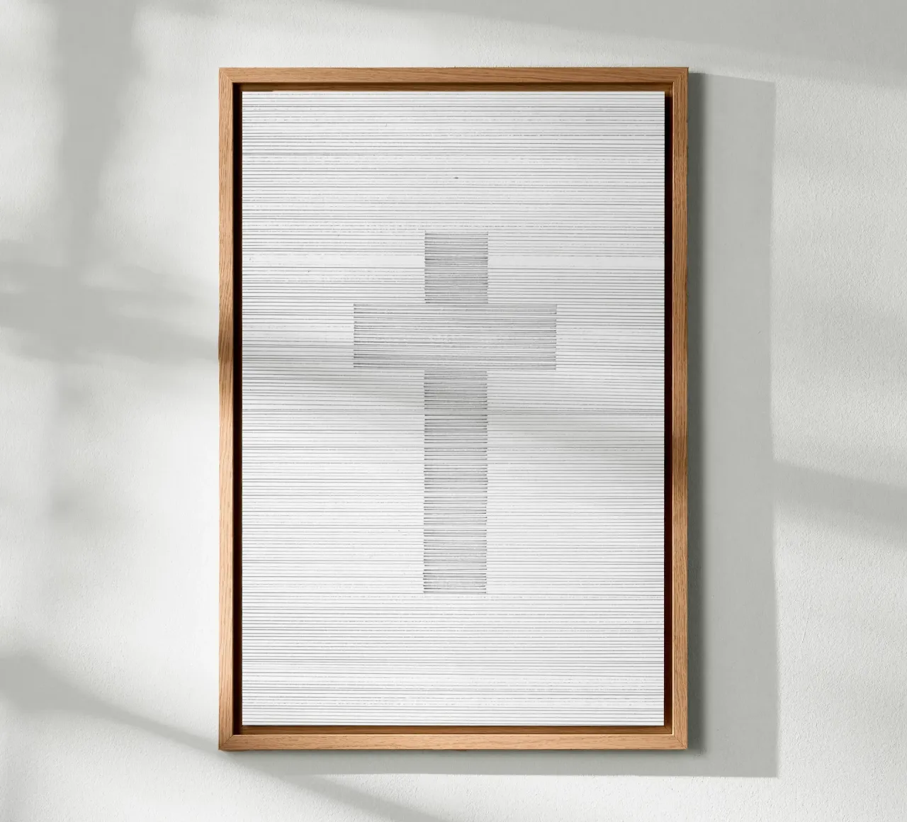 A CROSS TO BEAR* tela con Cornice a cassetta da Grey Aaren
