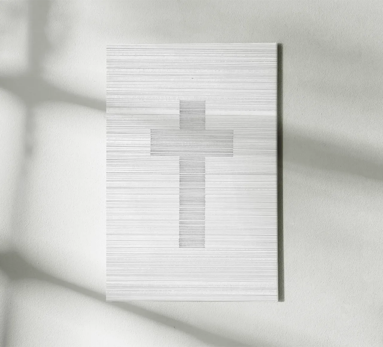 A CROSS TO BEAR* tela con Cornice a cassetta da Grey Aaren
