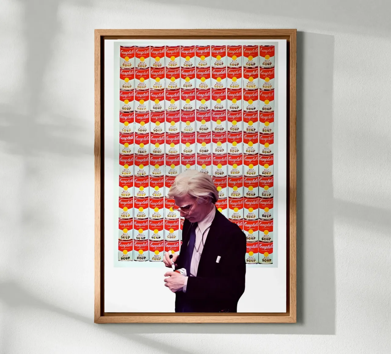 Andy Warhol klassiek T-Shirt canvas met Baklijst van jamsa_ve