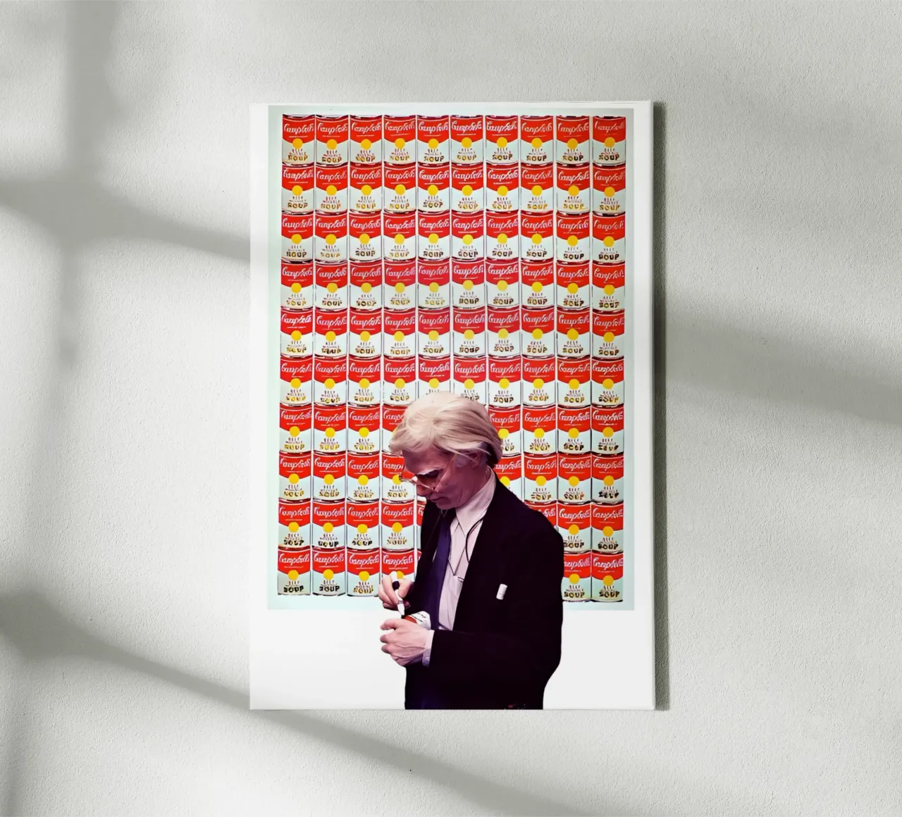 Andy Warhol klassiek T-Shirt canvas met Baklijst van jamsa_ve