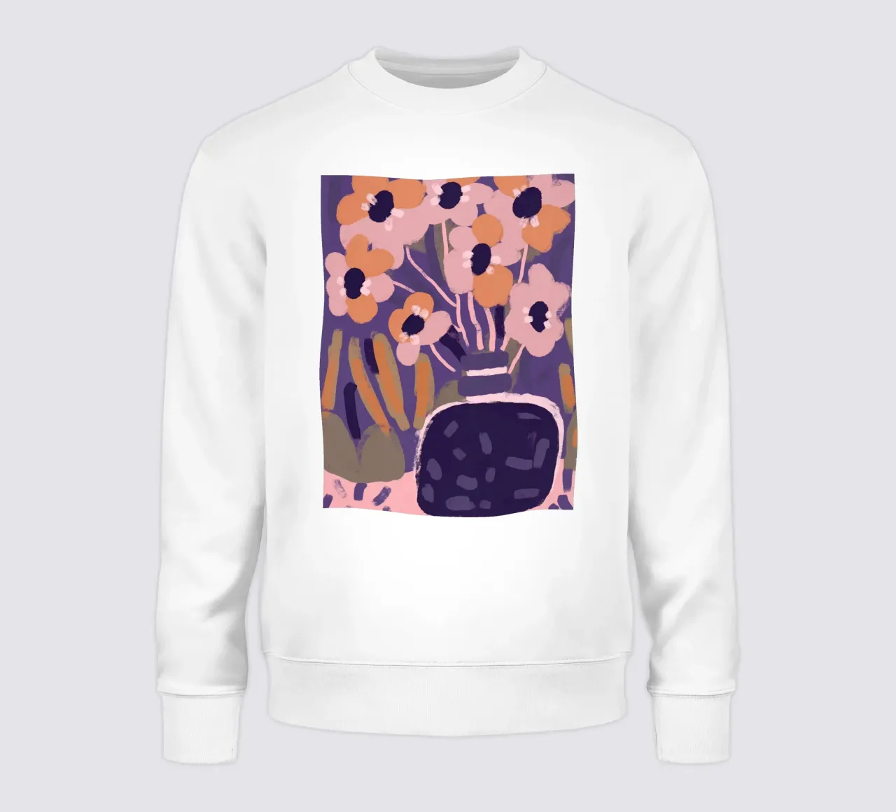 Pastel Flower Impression No 5 felpa da treechild