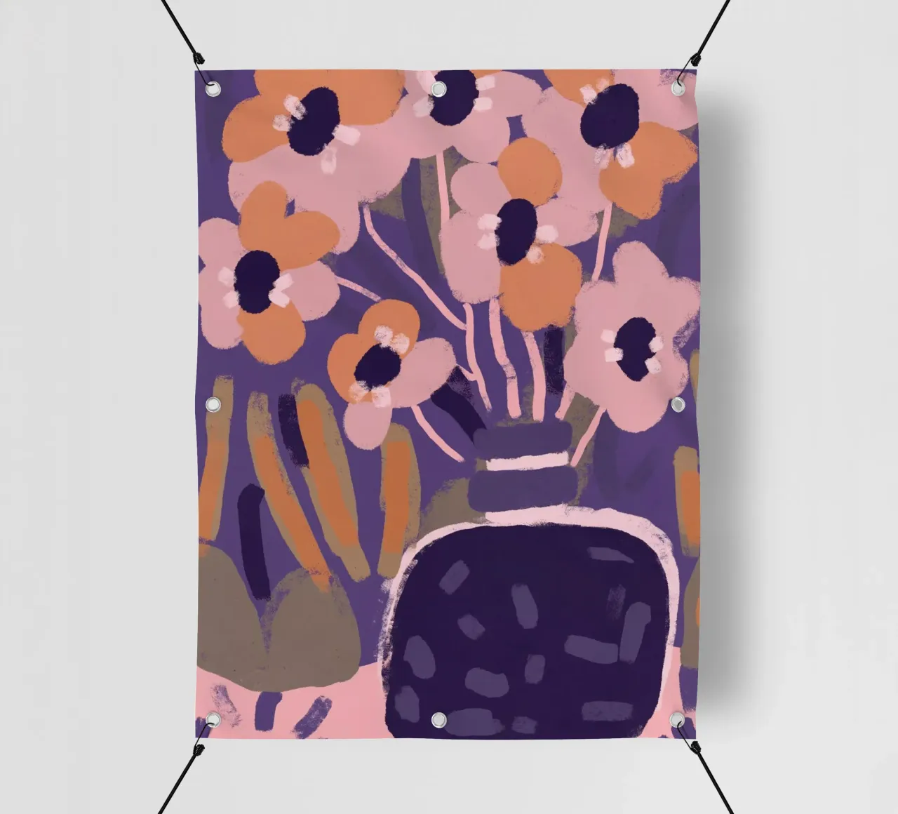Pastel Flower Impression No 5 telo in pvc da treechild